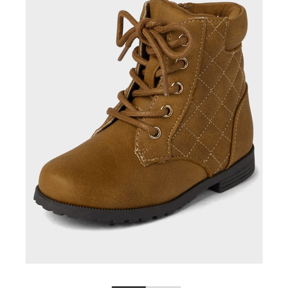 The Children's Place Tan Quilted Kids Boots